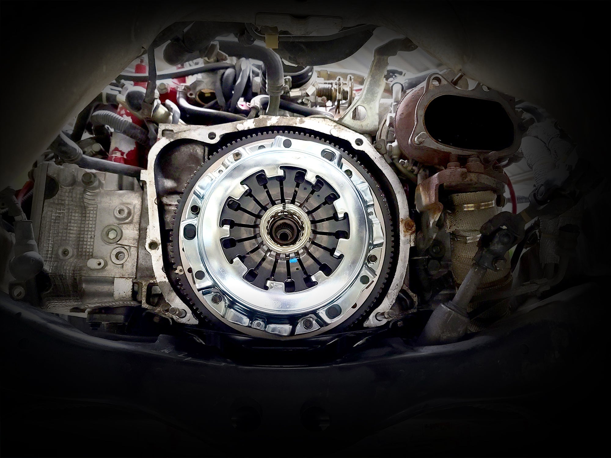 Exedy Clutch Assembly Installed GC8