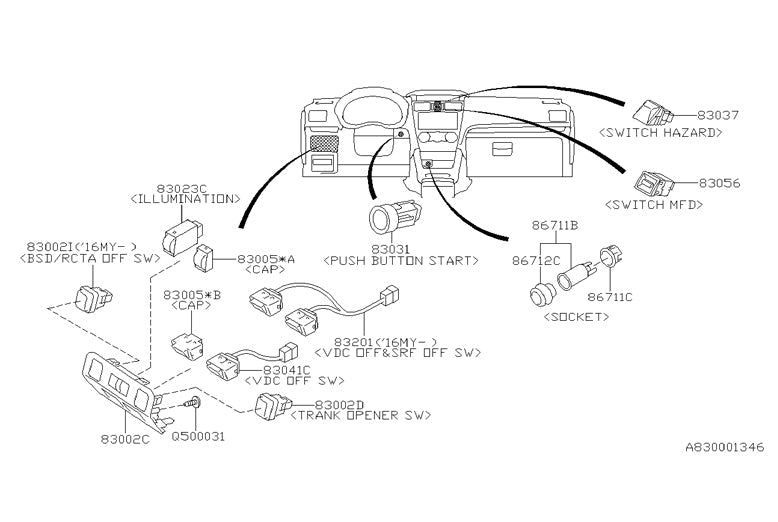 Subaru OEM Electrical Connectors