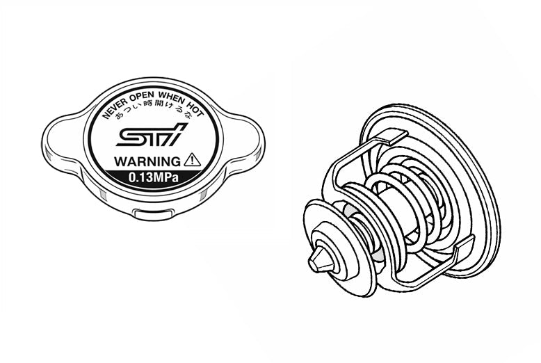OEM Thermostat & Rad Cap