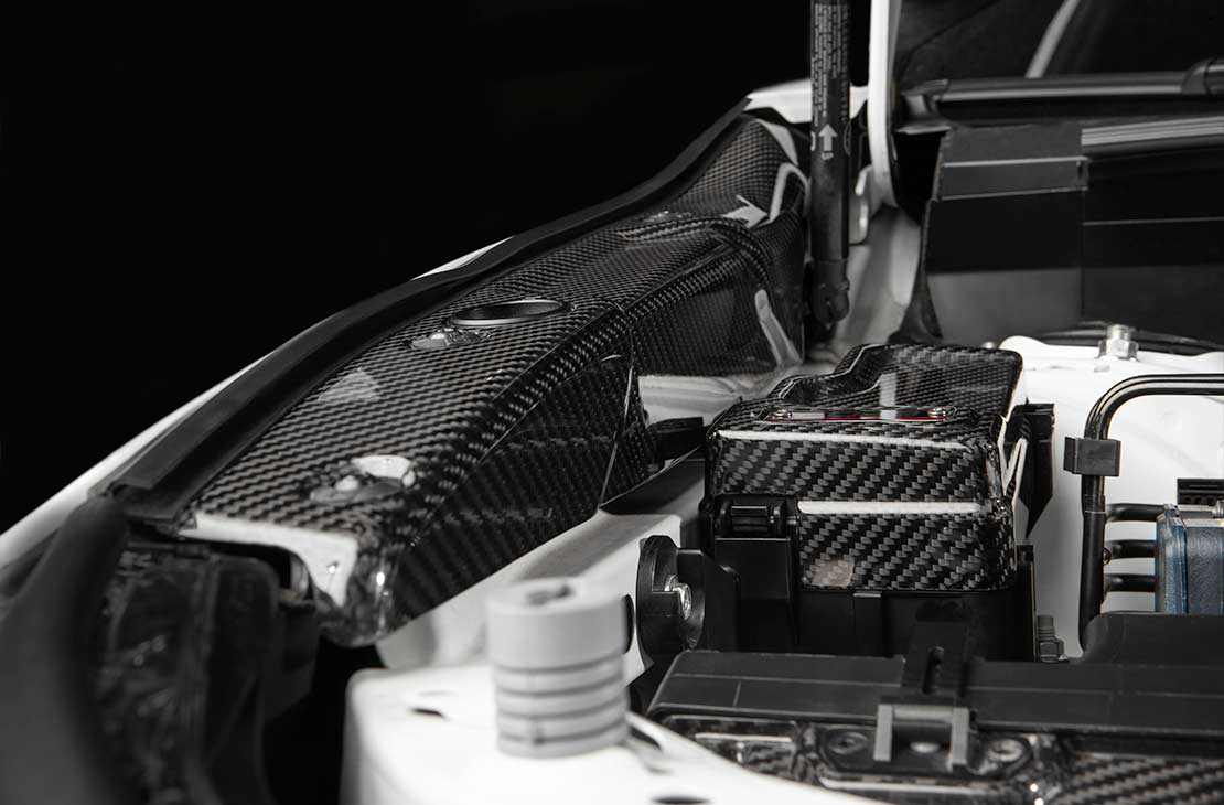 Cobb Carbon Fender Shrouds Close Up View