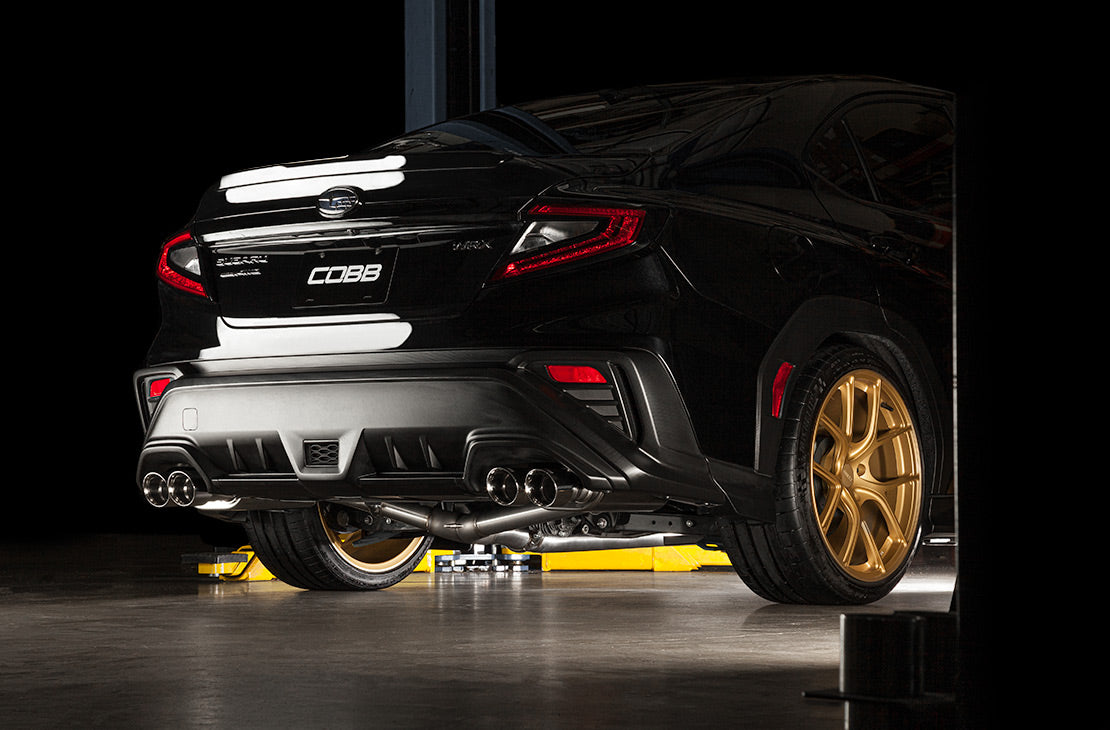 Cobb Stainless Cat-Back Rear View