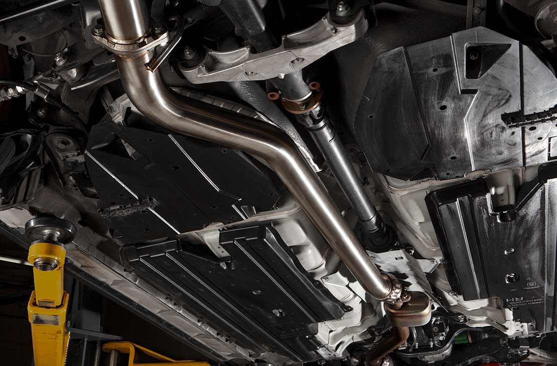 Cobb 3in Stainless Mid-Pipe Shown Installed