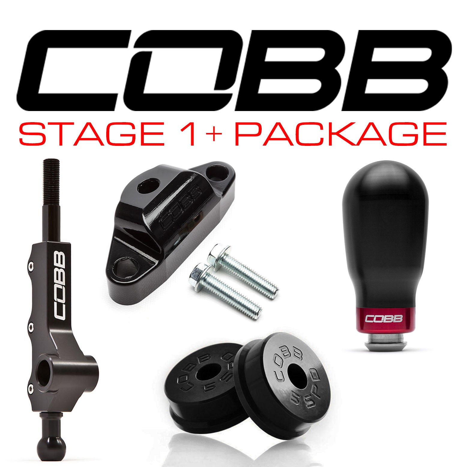 Cobb Stage 1+ Drivetrain Package 5MT w/ Tall Knob