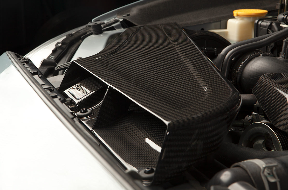 Cobb Redline Carbon Intake Installed Close Up