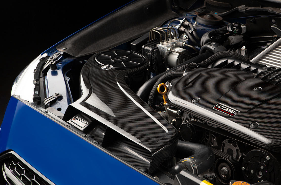 Cobb Redline WRX Intake Shown Installed