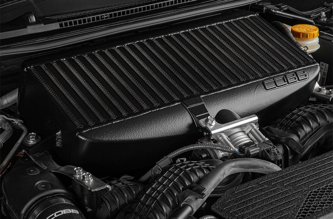Cobb TMIC Black VB WRX Shown Installed