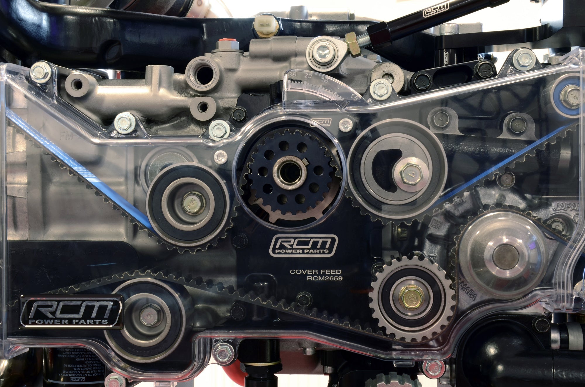 Clear Center Timing Cover Shown Installed