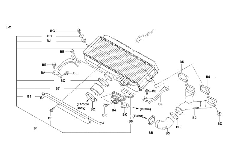 OEM Intake/IC Hoses