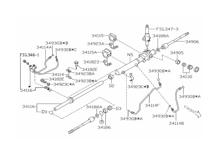 OEM Steering Rack & Pump