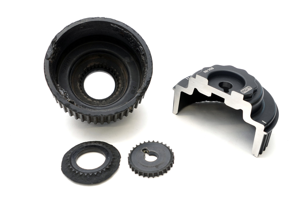 RCM Alloy Sprocket vs Factory Plastic