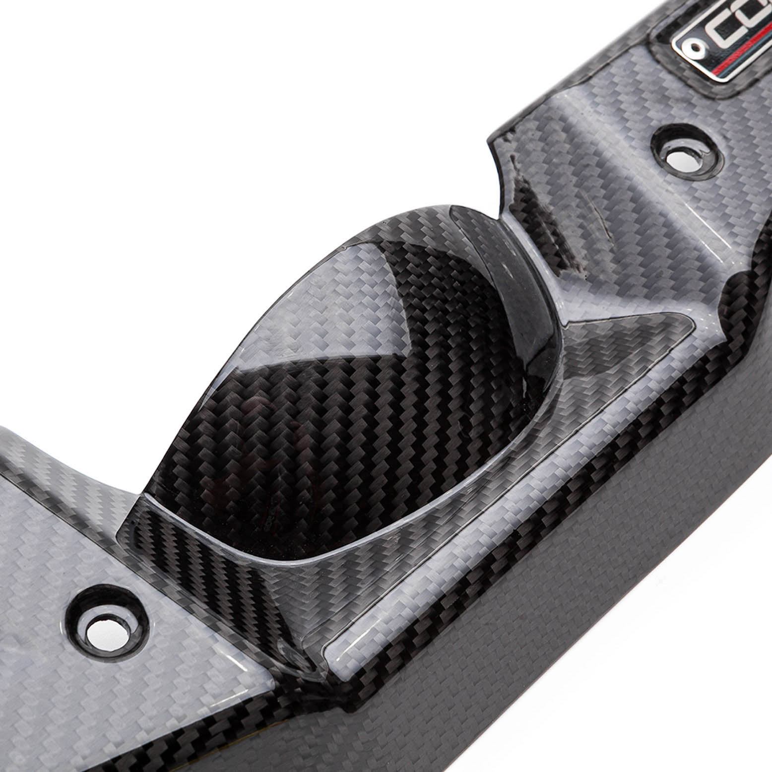 Cobb Carbon Alternator Cover Close Up