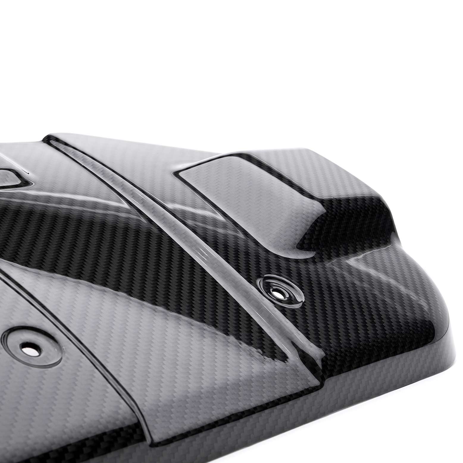 Cobb VB WRX Engine Cover Carbon Close Up View
