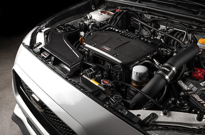 Cobb Carbon Engine Cover Shown Installed