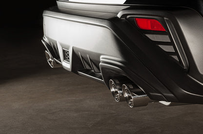 Cobb Stainless Muffler Tips Exiting Bumper