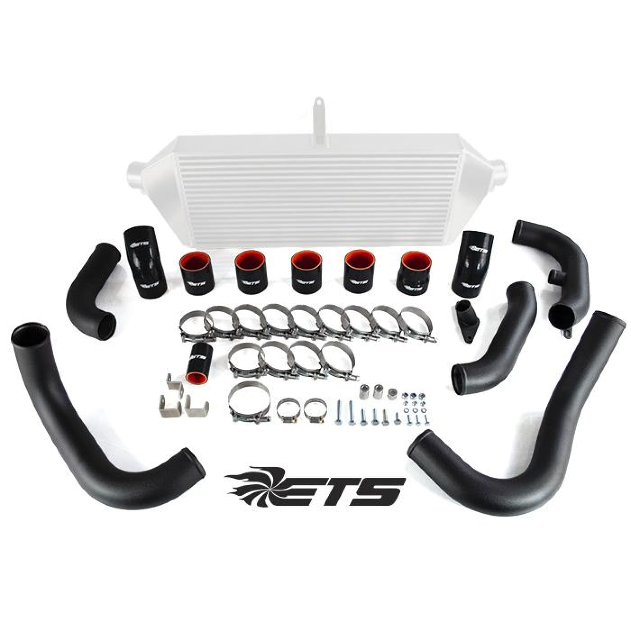 ETS FMIC Wrinkle Black Piping Kit WRX/STI MY08-14