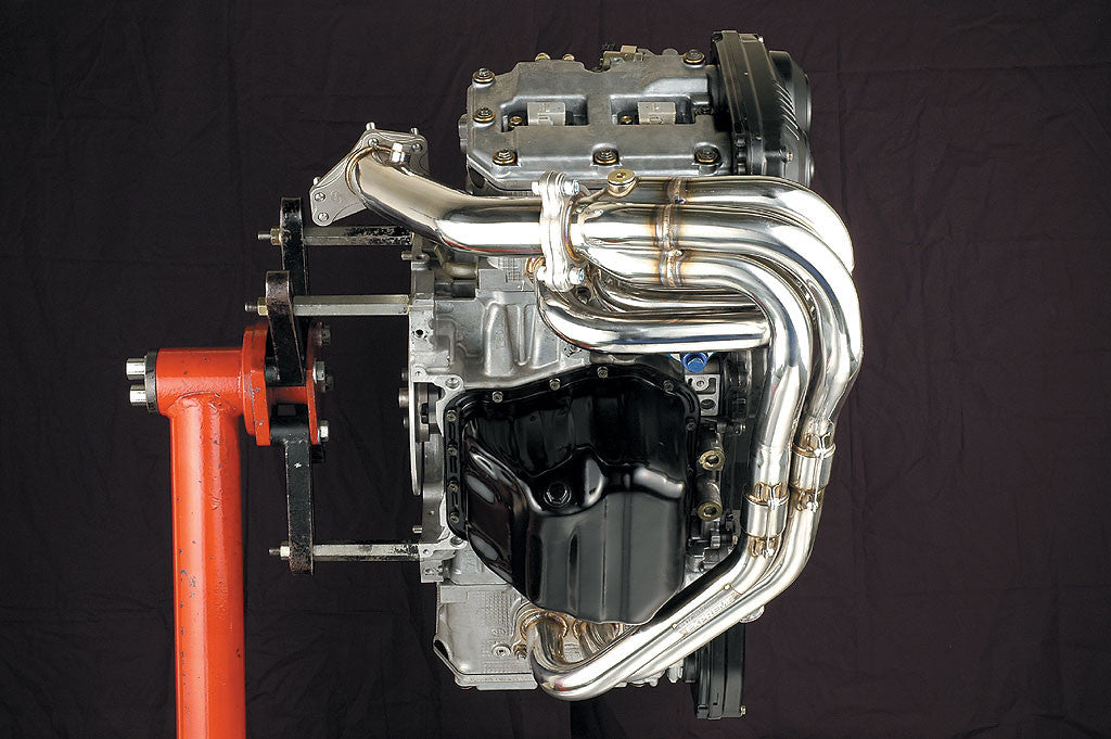 Tomei Stainless Header Installed