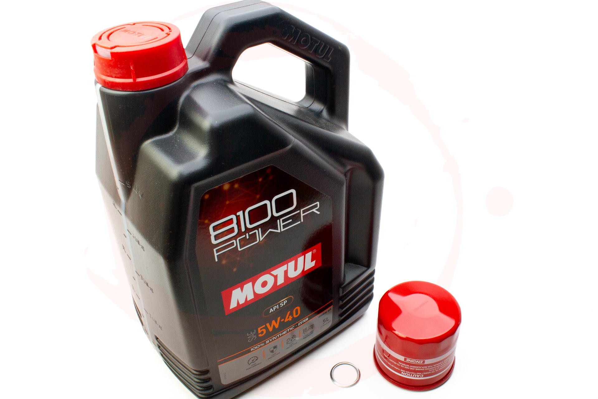 Maintenance Package - Motul 8100 Power 5W40 and High Performance Filter