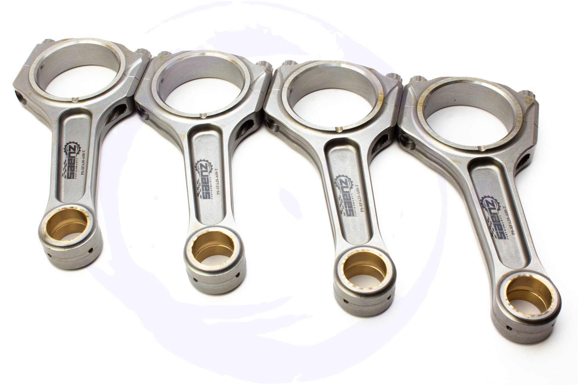 Sanez Tri-Beam 4340 Connecting Rod Set - FA