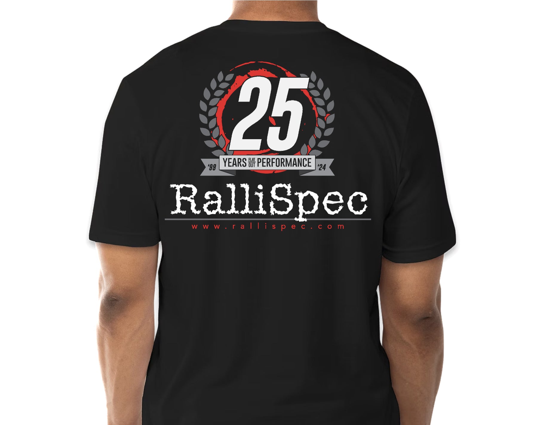 RalliSpec Limited Edition 25th Anniversary T-Shirt Black