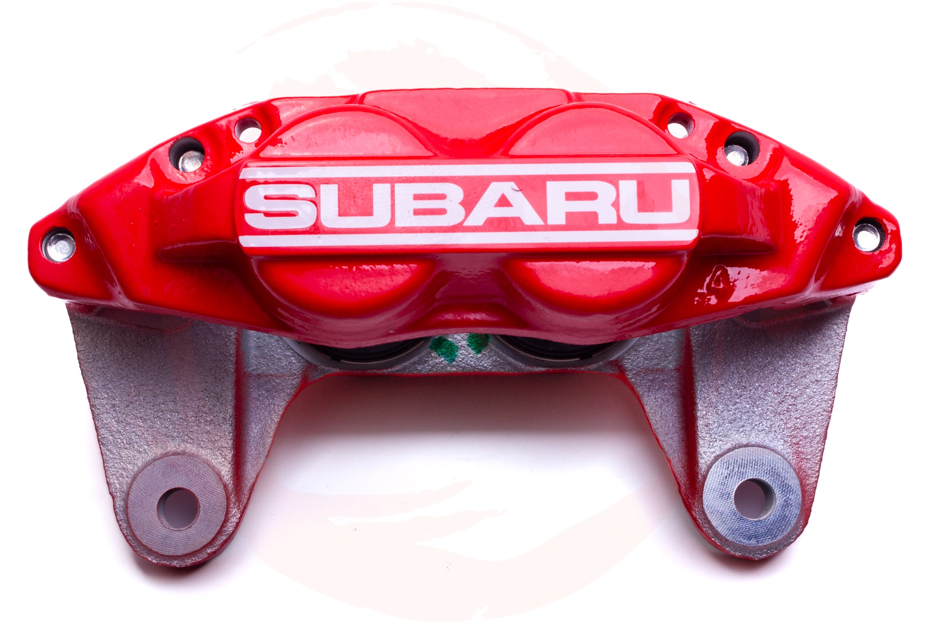 Subaru FHI Red 4-Pot Front Caliper RH