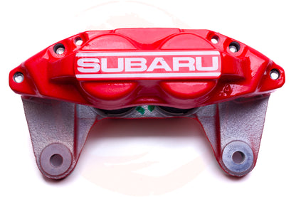 Subaru FHI Red 4-Pot Front Caliper RH